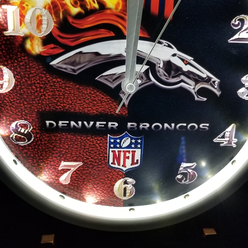 Denver Broncos clock